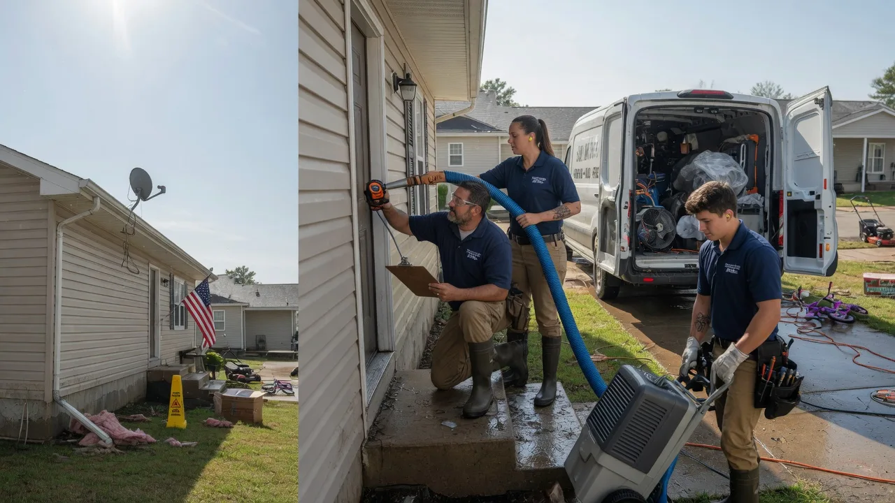 Ceiling Water Damage Restoration in New Market, IN near me